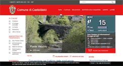 Desktop Screenshot of comune.casteldelci.rn.it